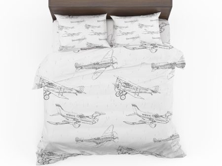 Super Aircrafts Designed Bedding Sets Hot on Sale