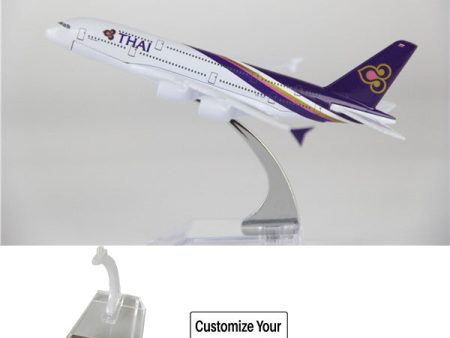 Thai Airways Airbus A380 Airplane Model (16CM) Sale