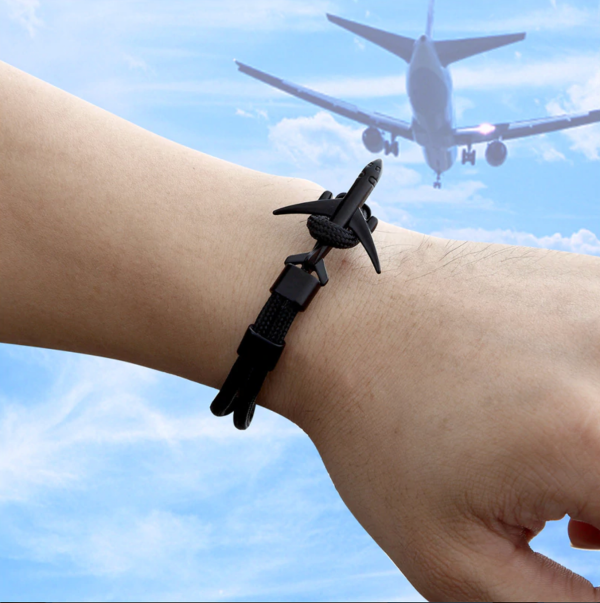 Super Quality Stylish Airplane Shape Bracelets (Pure Colours) Discount