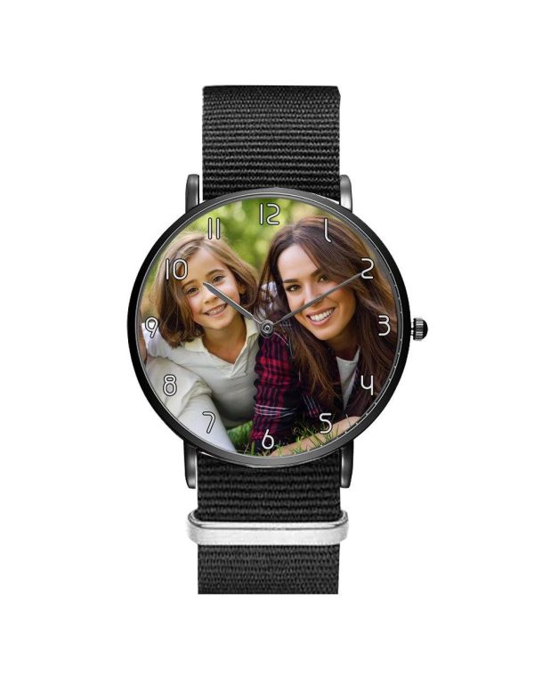 Your Custom Photo   Image Designed Leather Strap Watches Sale