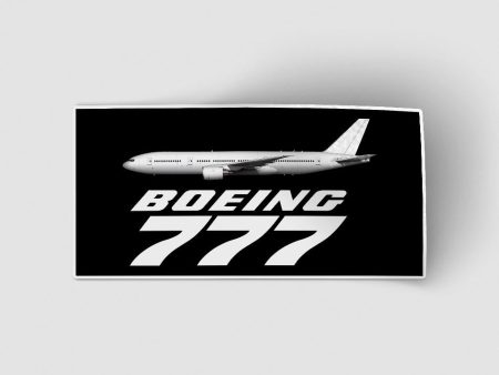 The Boeing 777 Designed Stickers Online Hot Sale