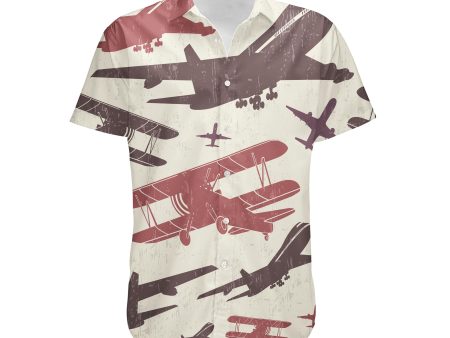 Vintage & Jumbo Airplanes Designed 3D Shirts Hot on Sale