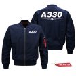 Super Airbus A330 Designed Pilot Jackets (Customizable) Online