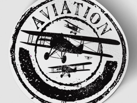 Aviation Lovers Designed Stickers Cheap