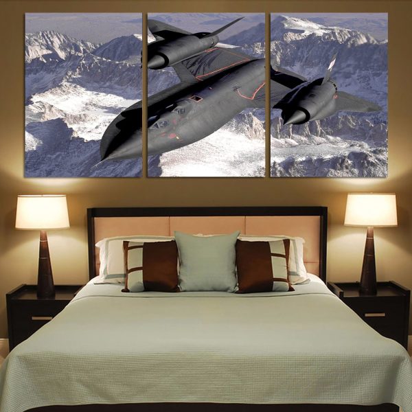 Supersonic Fighter Printed Canvas Posters (3 Pieces) Fashion