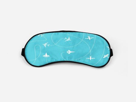 Travel The The World By Plane Sleep Masks Supply