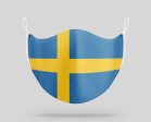 Sweden Flag Designed Face Masks Cheap