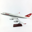 Swissair Boeing 747 Airplane Model (Handmade Special Edition 45CM) For Discount