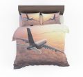 Super Cruising Airbus A380 over Clouds Designed Bedding Sets Online now