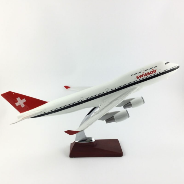 Swissair Boeing 747 Airplane Model (Handmade Special Edition 45CM) For Discount