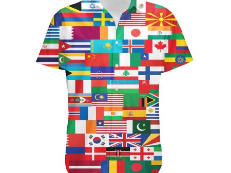 World Flags Designed 3D Shirts Online Hot Sale