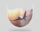 Super Cruising Airbus A380 over Clouds Designed Face Masks Hot on Sale