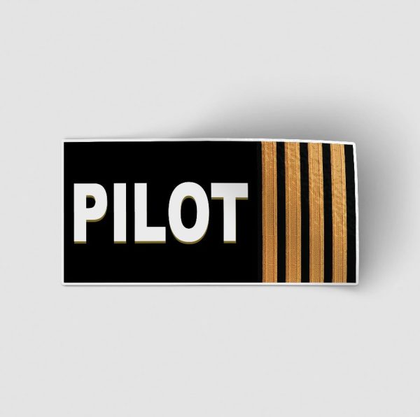 Pilot & 4 Lines Designed Stickers Cheap