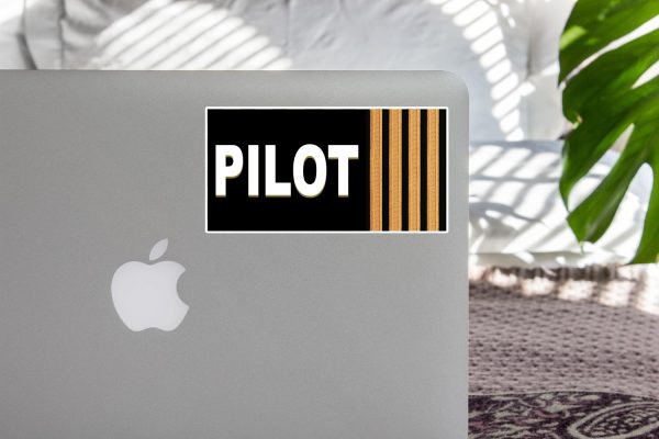 Pilot & 4 Lines Designed Stickers Cheap