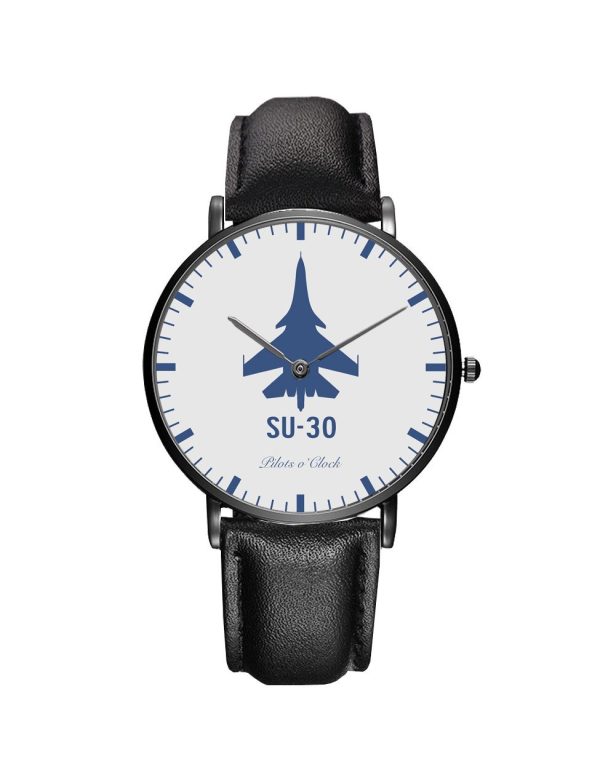 Sukhoi SU-30 Leather Strap Watches For Cheap