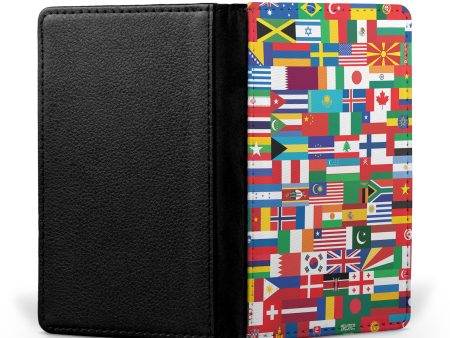 World Flags Designed Passport & Travel Cases Online now