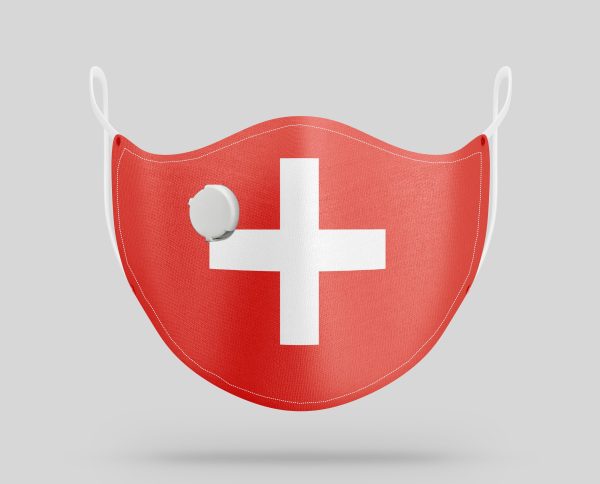 Switzerland Flag Designed Face Masks Online Hot Sale