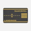 Takeoff & Landings Designed Bath Mats Fashion