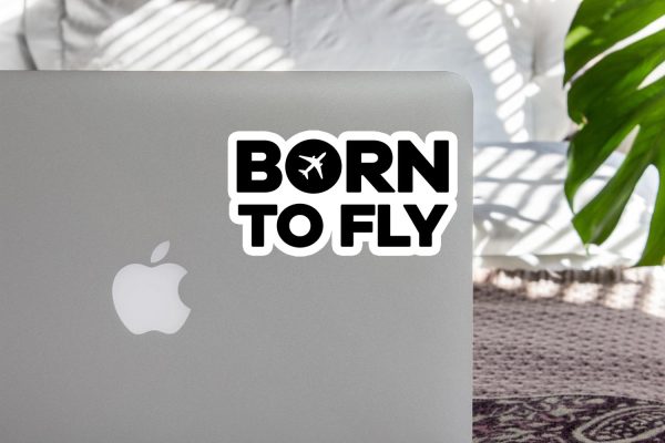 Born To Fly Special Designed Stickers Supply