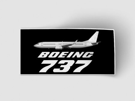 The Boeing 737 Designed Stickers Hot on Sale