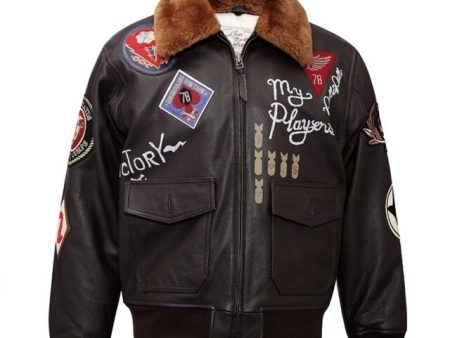 World War II Military Style  Make it Rain  Pilot Bomber Jackets Hot on Sale