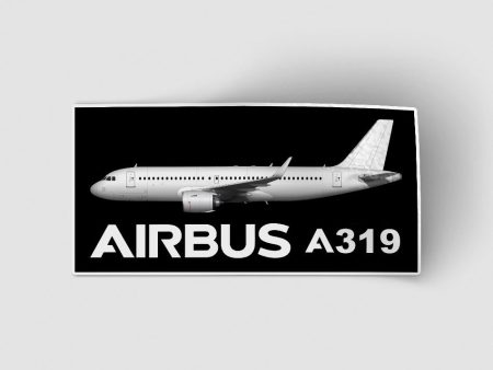 The Airbus A319 Designed Stickers For Discount