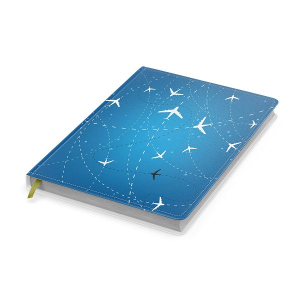 Travelling with Aircraft Designed Notebooks Sale