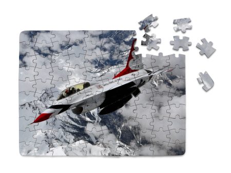 US AirForce Show Fighting Falcon F16 Printed Puzzles Hot on Sale