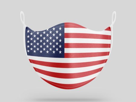 USA Flag Designed Face Masks Sale