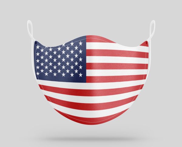 USA Flag Designed Face Masks Sale