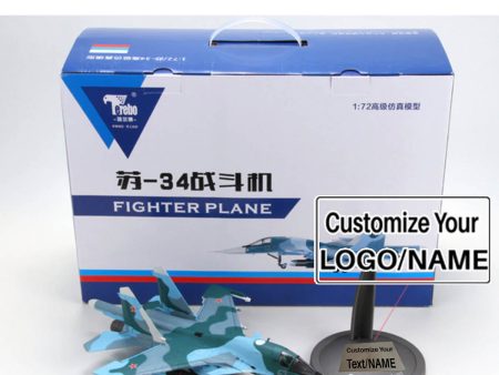 1 72 Scale Russia SU-34 (SU34) Flanker Combat Airplane Model For Cheap