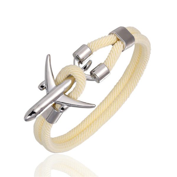 (Edition 2) Super Quality Stylish Airplane Shape Bracelets (Pure Colours) Online Hot Sale