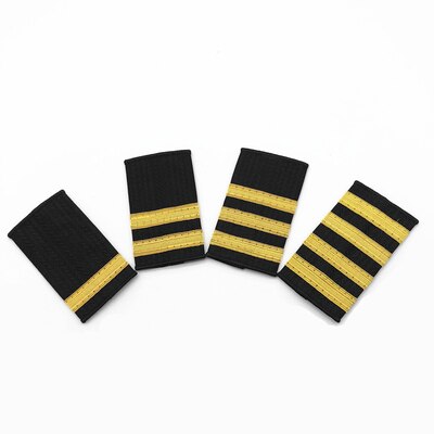 Super High Quality Pilot Epaulettes (1,2,3,4 - Gold & Silver Stripes) Online Hot Sale