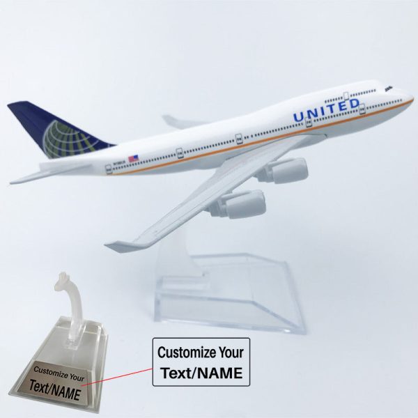 United Airways Boeing 747 Airplane Model (16CM) For Cheap