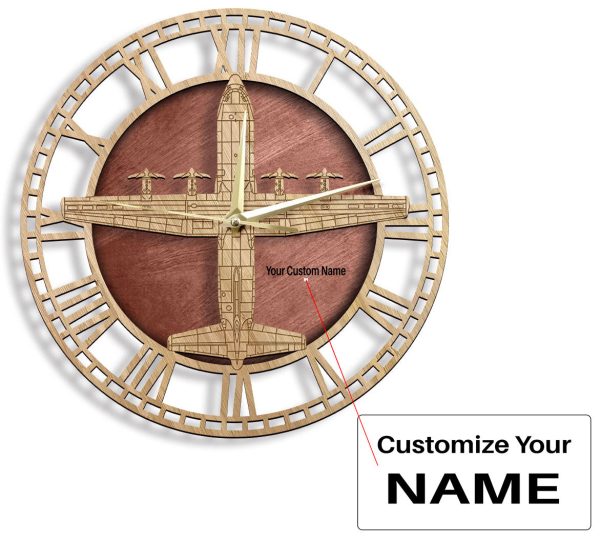 Super Military Aircraft 2 Designed Wooden Wall Clocks Online Hot Sale