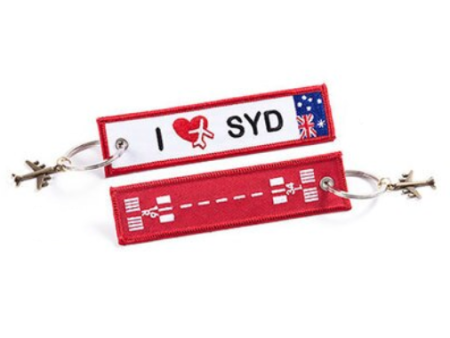 Sydney (SYD) Airport & Runway Designed Key Chain Fashion