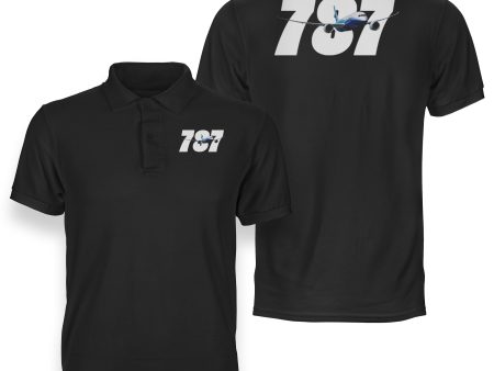 Super Boeing 787 Designed Double Side Polo T-Shirts For Sale