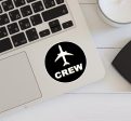 Crew & Circle (Black) Designed Stickers Sale