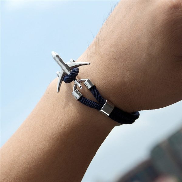 (Edition 2) Super Quality Stylish Airplane Shape Bracelets (Pure Colours) Online Hot Sale