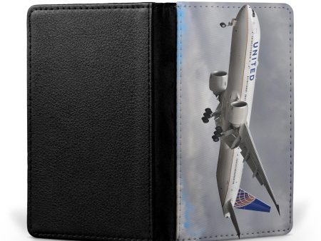 United Airways Boeing 777 Printed Passport & Travel Cases on Sale