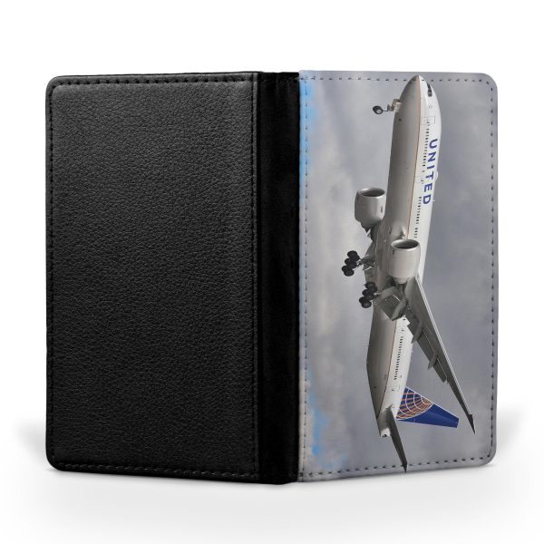 United Airways Boeing 777 Printed Passport & Travel Cases on Sale