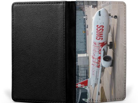 Swiss Airlines Boeing 777 Printed Passport & Travel Cases For Cheap