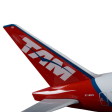 TAM - Brazillian Airline Boeing 777 Airplane Model (Handmade 47CM) For Sale