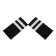 Super High Quality Pilot Epaulettes (1,2,3,4 Silver Stripes) Online