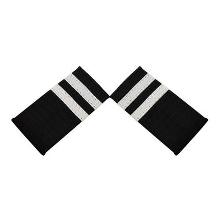 Super High Quality Pilot Epaulettes (1,2,3,4 Silver Stripes) Online