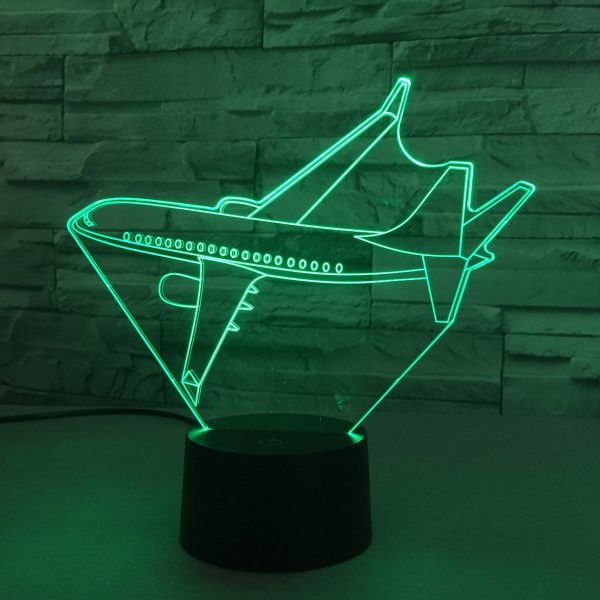 Turning Airplane Designed 3D Lamp Discount