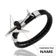 Super Cool Airplane Designed Leather Bracelets For Discount