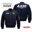 Super Airbus A330 Designed Pilot Jackets (Customizable) Online