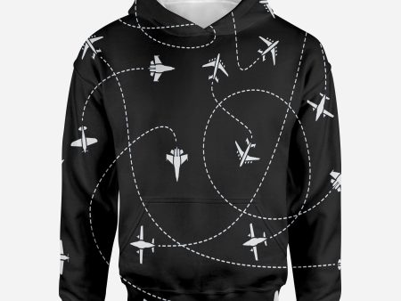 Travel The World By Plane (Black) Printed 3D Hoodies Online now