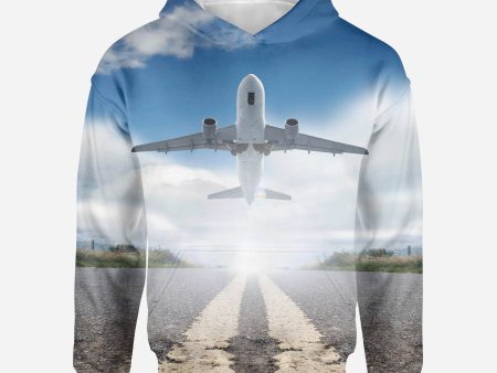 Taking off Aircraft Printed 3D Hoodies Cheap